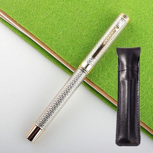 Stylo Plume Crocodile 218 Argent 0.5mm, Papeterie Scolaire Et De Bureau