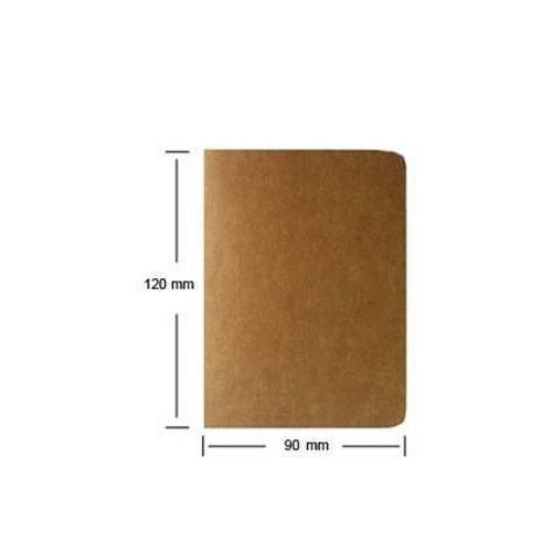 Bloc-Notes Vierge En Papier De Vache, Carnet De Notes Vintage Souple, Cahier De Tous Les Jours, Couverture Kraft, 1 Pièce
