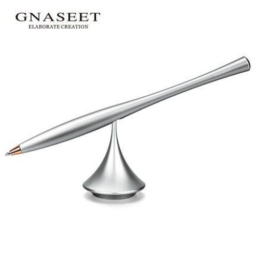 Stylo À Bille Entièrement Métallique, Haut De Gamme, À Encre Noire, Pour Signature De Bureau, Pour Hommes, Business, Cadeau Privé, Rotatif, Décompression