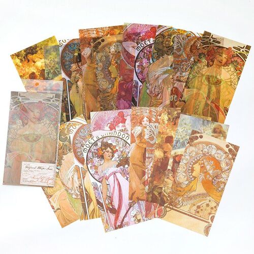 Papier De Fond Vintage Pour Bricolage, 20 Pièces, Pour Le Compte À Main, Décoratif, Pour Scrapbooking, Matériel De Collage, Marqueur D'art