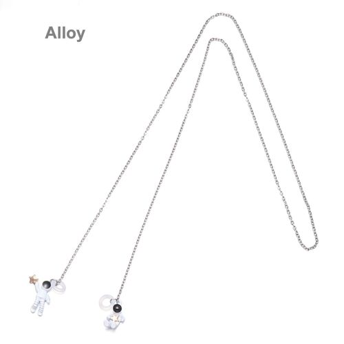 Boucles d'oreilles Design d'astronaute unisexe Anti-perte, mignons crochets d'oreille de protection pour Airpods 1/2 Pro, accessoires d'écouteurs, Clip d'oreille unisexe