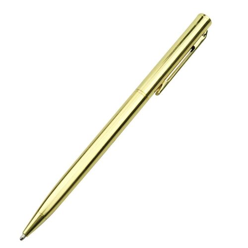 Stylo À Bille Métallique De 1.0mm, 2 Pièces, Pour Signature, Cadeau D'affaires, Bureau, Or, Argent, Rose, Or, Trois Couleurs En Option, Recharge De 20 Pièces