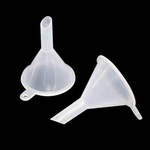 Mini Bouteille De Parfum En Plastique Transparent, 2 Pièces, Accessoires De Laboratoire, Entonnoir Liquide, Emballage De Petits Outils, Outils Auxiliaires