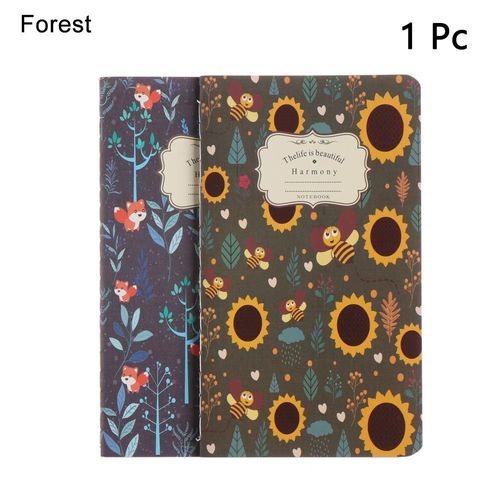 Bloc-Notes Vierge En Papier De Vache, Carnet De Notes Vintage Souple, Cahier De Tous Les Jours, Couverture Kraft, 1 Pièce