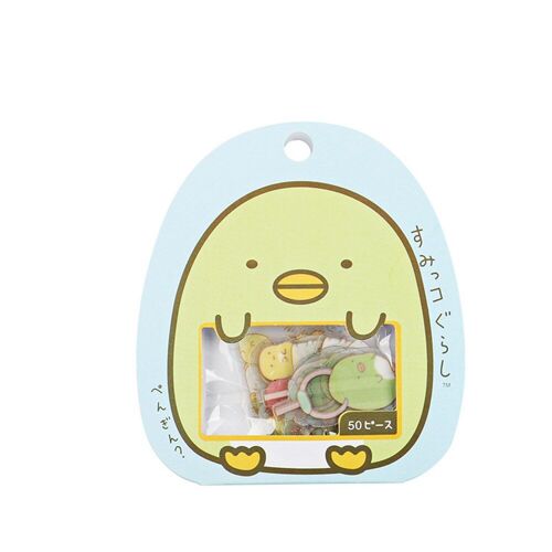 Autocollant Séries Kawaii Dessin Animé, Étiquette Autocollante, Compte À Main, Sac, 50 Pièces/Sac