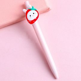 Stylo À Gel À Pression Avec Motifs D'animaux, 1 Pièce, Dessin Animé, Jolie Marguerite, Avocat, Fournitures Scolaires, Papeterie Coréenne, Cadeau, Stylo De Signature À Encre Noire, 0.5mm
