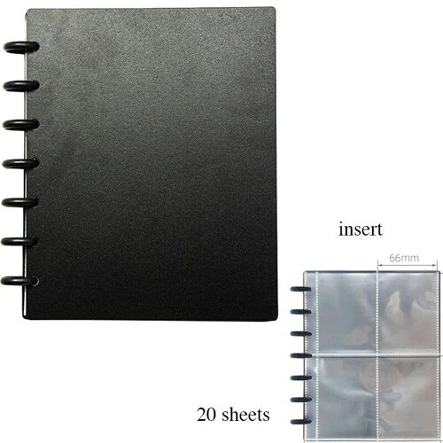 Livre De Cartes De Commerce, Porte-Cartes ? Reliure Avec Couvercle Rigide En Plastique, Collection De Fournitures D'affaires