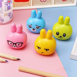 Taille-Crayon Créatif Ours Animaux Dessin Animé, Fournitures De Bureau, Cadeau Accessoires Scolaires Kawaii 1 Pièce