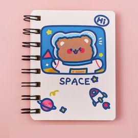 Cahier À Bobine Lapin/Ours, 12 Pièces/Lot, Kawaii, Mignon Chat/Chien A7, Portable, Agenda, Papeterie Cadeau, Fournitures Scolaires