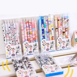 Lot De 36 Stylos À Gel Effaçables Avec Des Animaux De Dessin Animé, Mignons Stylos À Encre Noire De 0.5mm, Pour Signature, Cadeau Promotionnel, Fournitures Scolaires Et De Bureau