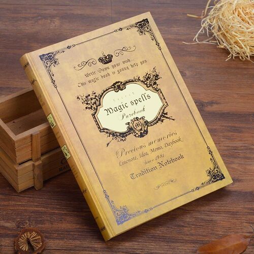 Carnet Magique A5 Rétro Européen Épais, Carnet De Journal Intime Créatif Classique A5, Cadeaux Pour Étudiants, Nouvelles Fournitures Pour Étudiants, 2022