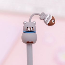 Stylo À Gel Pour Animaux De Compagnie, 4 Pièces/Ensemble, Mignon, Dessin Animé, Paradis, Kawaii, Cochon, Chat, Hamster, Lapin, Fournitures Scolaires Et De Bureau, Papeterie Cadeau