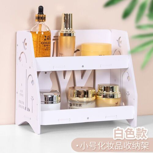 Étagère de bureau Simple et mignonne, étagère de rangement de bureau à Double couche, dortoir d'étudiants, chambre à coucher, présentoir d'articles divers, Kawaii