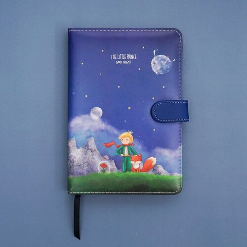 Carnet De Notes À Boucle Bleue, Article Coloré À L'intérieur Des Pages