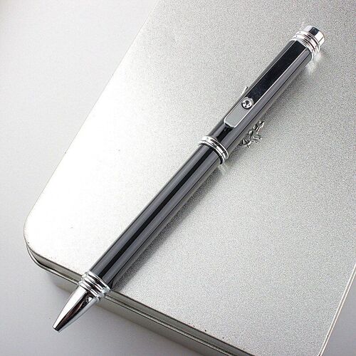 Stylo À Bille Rotatif En Métal, Recharges De 0.7mm Pour L'école Et Le Bureau, Fournitures De Papeterie En 3 Couleurs