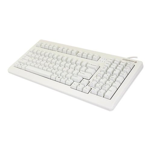 CHERRY G80-1800 - Clavier - PS/2, USB - QWERTY - US - gris clair