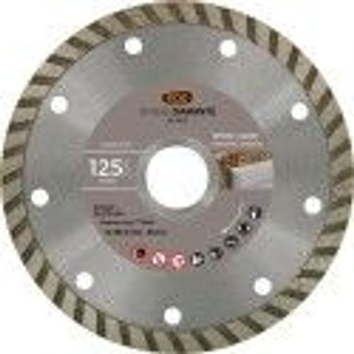 Disque diamanté ° 125 mm segment 7mm béton granit matériaux SCID