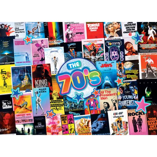 Blockbuster Movies - 70's - Puzzle 1000 Pi?Ces