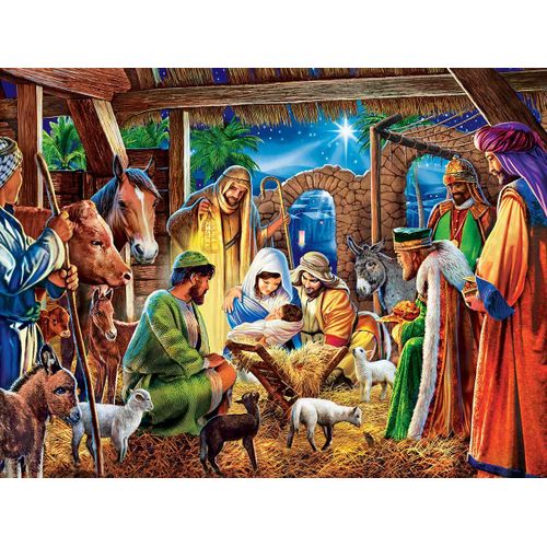 Puzzle Pi?Ces Xxl - Away In A Manger - Puzzle 300 Pi?Ces