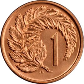 Pièce De 1 Cent Nouvelle-Zelande