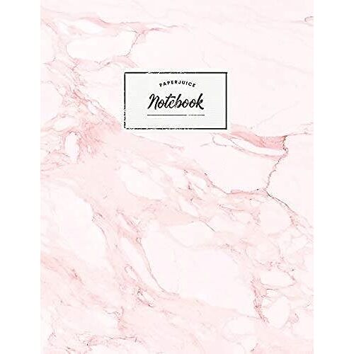 Notebook: Beautiful Pink Marsble White Label ★ School Supplies ★ Personal Diary ★ Office Notes 8.5 X 11 - Big