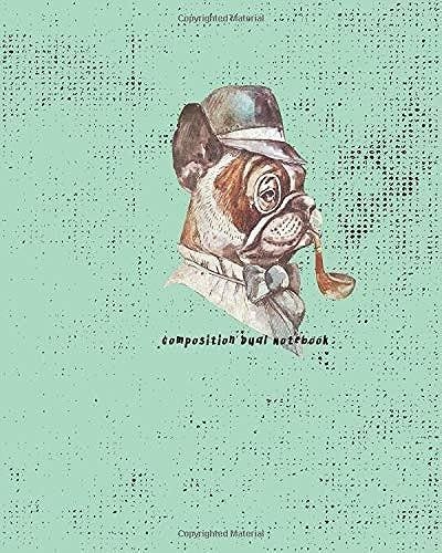 Composition Dual Notebook: Lovely Animal Journal Half Graph Paper 5x5 (Four Squares Per Inch 0.20 X 0.20) And Half Blank Paper On Same Page: Coordinate, Quadrille, Quad Ruled, Isometric Graph Grid And