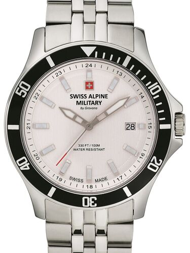 Mens Watch Swiss Alpine Military 7022.1132, Quartz, 42mm, 10atm