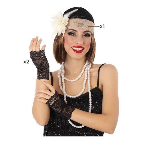 Kit Charleston: Gants Et Bandeau