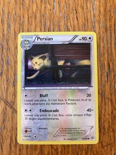 (1662) Persian 62/98 Pokemon