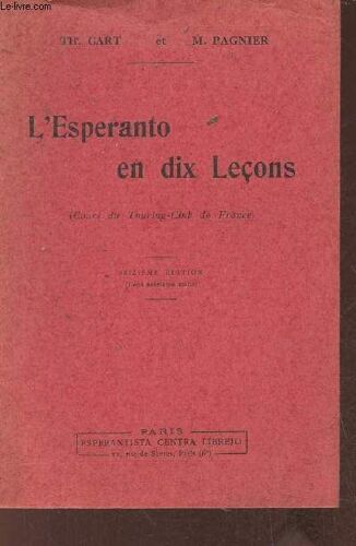 L Esperanto En Dix Leçons (Cours De Touring-Club De France)