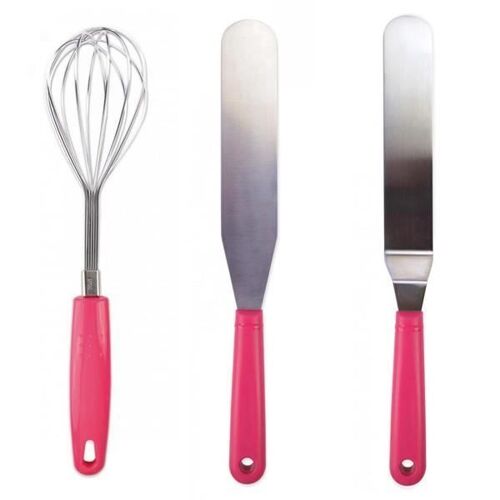 Ustensiles Pâtissiers - 1 Fouet + 2 Spatules
