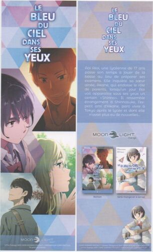 Marque Page Le Bleu Du Ciel Dans Ses Yeux (Ninagawa Yaeko / Chou Heiwa Busters / Nukaga Mio) - Delcourt / Tonkam 2022