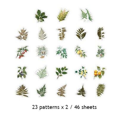 Mini Autocollant Vintage Du Vieux Temps, Étiquette Scrapbooking Artisanale, Papeterie Esthétique Pour Décoration De Journal Intime Planificateur, Diy Bricolage, 46 Pièces