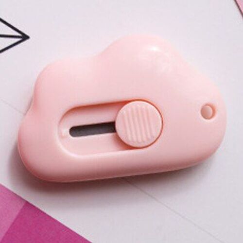 Adorable Mini Cutter En Forme De Nuage Coloré Pour Couper Le Papier, Petit Couteau Portable Utilitaire, Lame De Rasoir Pour Fournitures Scolaires Et De Bureau,