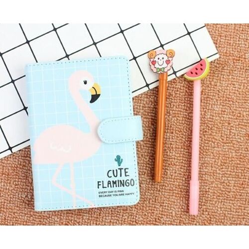 Bloc-Notes À Couverture Rigide Flamant Rose, Joli Carnet De Poche Pour Journal Intime, Papeterie Cadeau Promotionnel