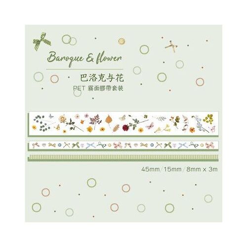 Étiquettes Autocollantes Rétro Séries Coucher De Soleil, Ensemble Pet, Étiquette Scrapbooking, Ruban De Masquage, Fournitures Scolaires Et De Bureau, Pour Bricolage, 3 Pièces/Paquet