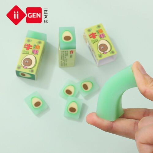 Gomme En Caoutchouc Avocat Mignon Kawaii, Gomme À Crayon, Fournitures Scolaires Et De Bureau Pour Élèves, Gomme À Fruits Cadeau, Nouveauté