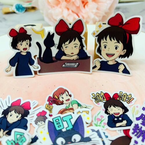 Autocollants En Papier Amusants Pour Enfants, 40 Pièces, Dessin Animé Mignon, Autocollants De Livre Faits Maison Sur Ordinateur Portable, Scrapbooking Décoratif, Bricolage