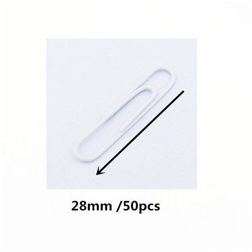 Trombone 28/33/50mm, Accessoires De Haute Qualité, Trombone, Bloc-Notes, Papeterie Fournitures De Bureau Pour Étudiants