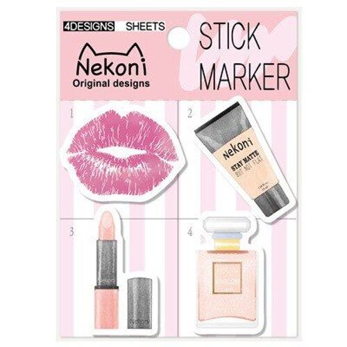 Bloc-Notes Original Thème Nourriture Planète Chat, Étiquette Autocollante N Times, Marqueur Pour Planificateur, Papeterie Cadeau, Importé De Corée