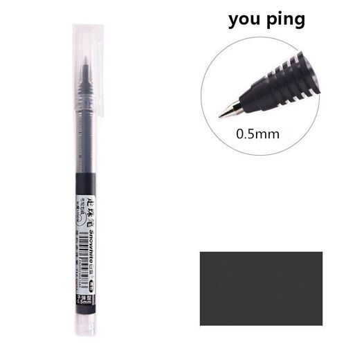 Stylo Gel À Encre Noire T15 De Luxe De Qualité, Fournitures De Papeterie Scolaires Et De Bureau Pour Étudiants, Nouveau