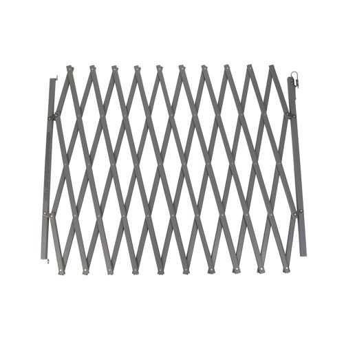 Bettacare Barrière Extensible Pour Animaux Xl, En Bois, Barrière Rétractable De Sécurité Pour Chien Et Chiot, 60cm - 230cm, Couleur Gris