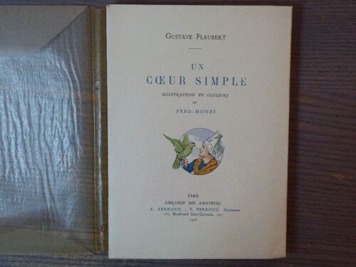 Un Coeur Simple. Illustrations En Couleu