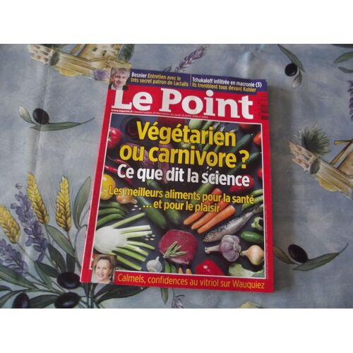 Le Point 2393 "Végétarien Où Carnivore"
