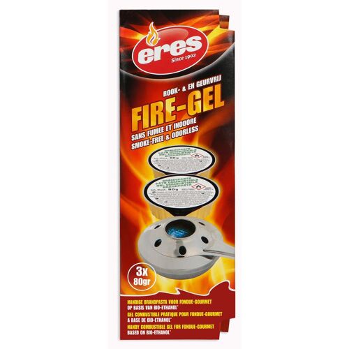 Combustible Fire Gel 100ml Lot 3 Coupelles