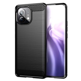 Coque Xiaomi Mi 11,Etui Pour Xiaomi Mi 11,Etui En Silicone Pour Xiaomi Mi 11,Convient A La Xiaomi Mi 11,Noir