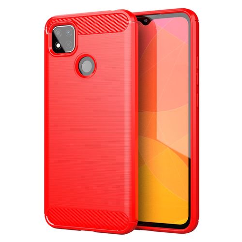 Coque Xiaomi Redmi 9c,Etui Pour Xiaomi Redmi 9c,Etui En Silicone Pour Xiaomi Redmi 9c,Convient A La Xiaomi Redmi 9c,Rouge