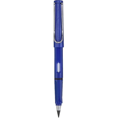 Crayons Everlasting Pencil, Portable Everlasting Pencil, Réutilisable Erasable, Metal Inkless Writing Ballpoint Pen, Interchangeable Graphite Nib Pencil,