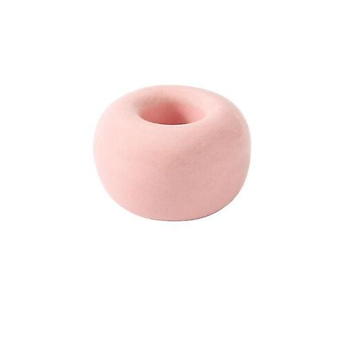 Support de brosse à dents Handmad en céramique rose Support pour porte-brosse à dents Counte Travel
