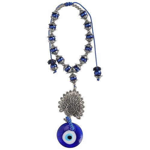 Lucky Eye Bracelet Bleu Turc Amulette Pendentif Mur Ornement Bijoux Cadeau De Vacances Artisanat